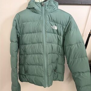 The North Face Sage Green Hooded Jacket